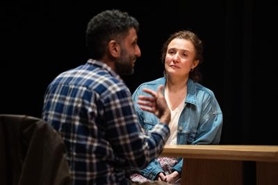 Adeel Akhtar and Lyndsey Marshal  Photo