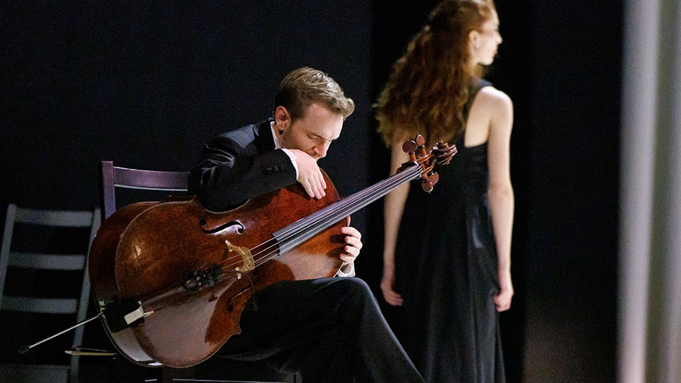 Coleman Itzkoff and Connor Hamilton in Procession. Photo by Bruce Zinger.