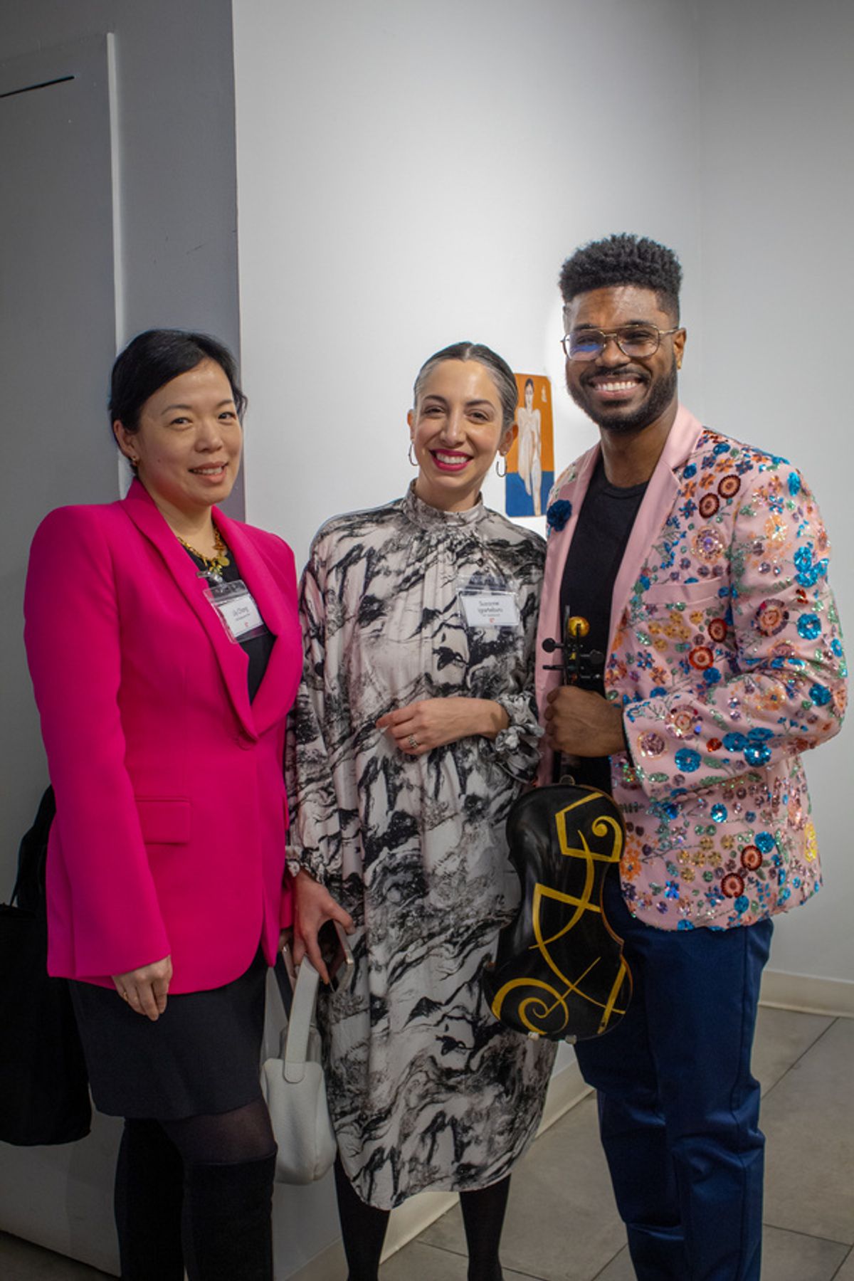Lily S. Chang, Suzanne Igarteburu, and Dr. Edward W. Hardy at 