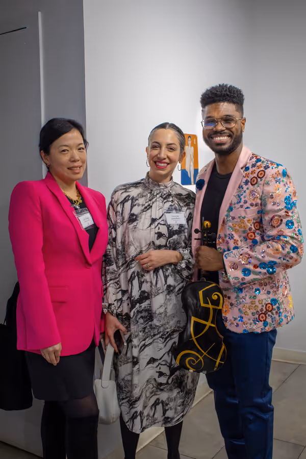 Lily S. Chang, Suzanne Igarteburu, and Dr. Edward W. Hardy Photo
