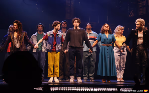 Maria Wirries, Benjamin Pajak, LJ Benet, Shoshana Bean, Ali Louis Bourzgui, and the c Photo