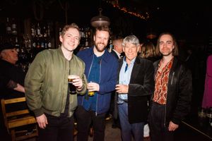 Jack Holden, Ed Stambollouian, Stephen Schwartz, and John Patrick Elliot Photo