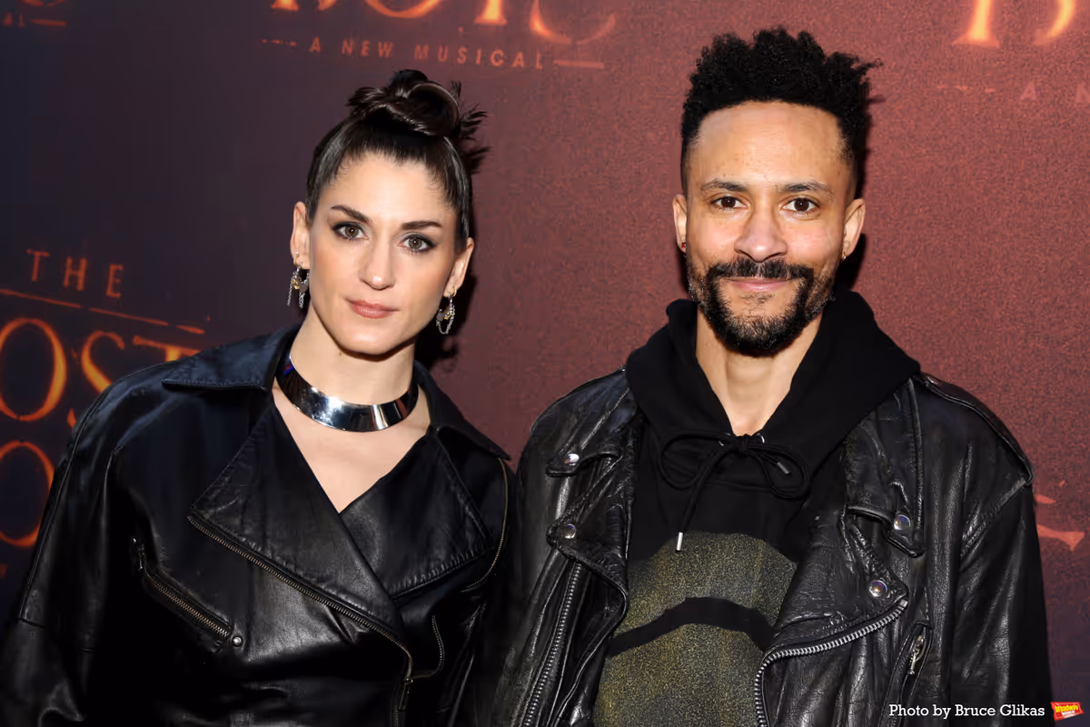 Lauren Yalango-Grant, Christopher Cree Grant at Photos: THE LOST BOYS Cast Struts the Red Carpet on Opening Night