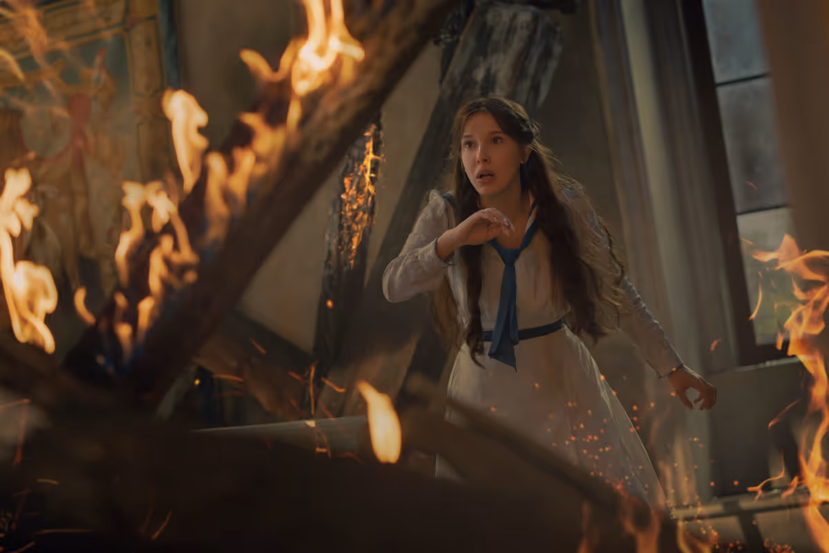 Millie Bobby Brown at Photos: First Look at ENOLA HOLMES 3 with Millie Bobby Brown
