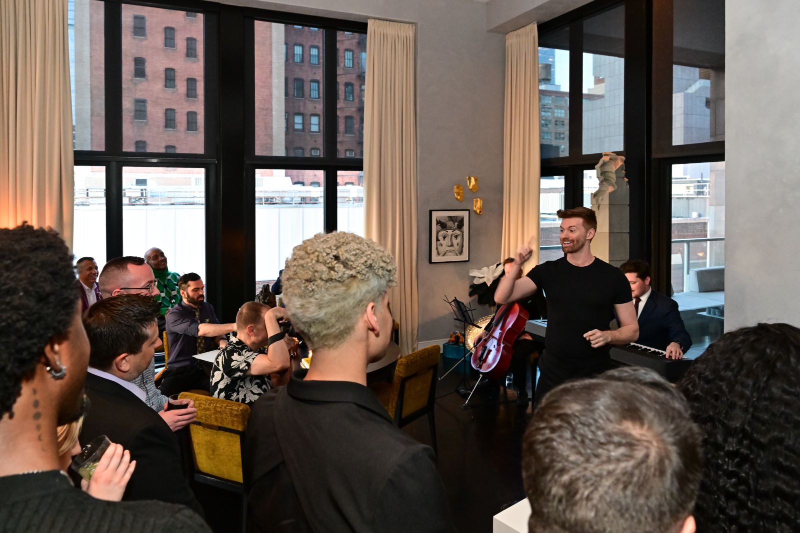 Photos: Alex Newell, Kate Baldwin, and More Perform at Mark MacKillop's Salon For Broadway Cares — photo 10 of 24