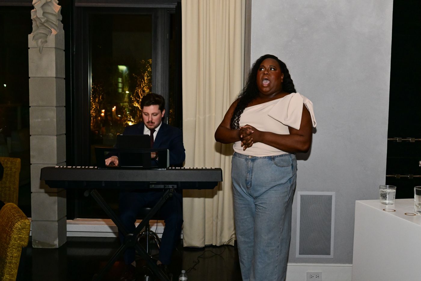 Photos: Alex Newell, Kate Baldwin, and More Perform at Mark MacKillop's Salon For Broadway Cares  Image