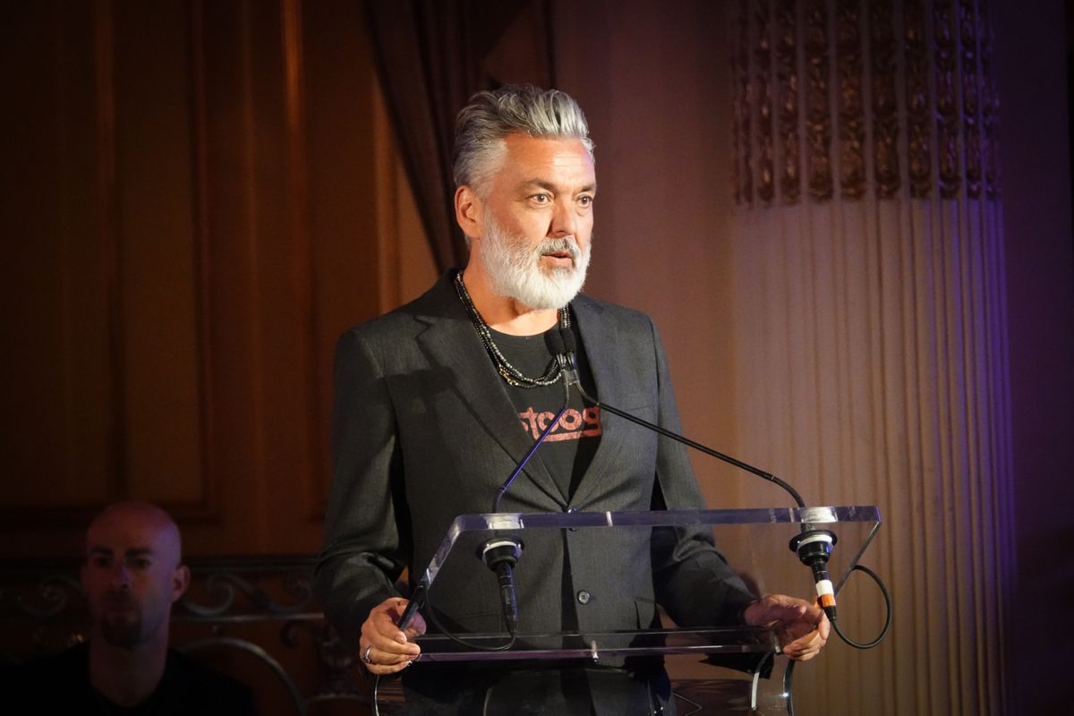 Jez Butterworth at Photos: Darren Criss, Anaïs Mitchell, and More at the Atlantic Theater Company's 40th Anniversary Gala