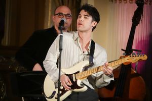  Darren Criss and bassist George Farmer Photo