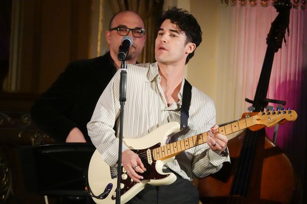 Darren Criss and bassist George Farmer Photo