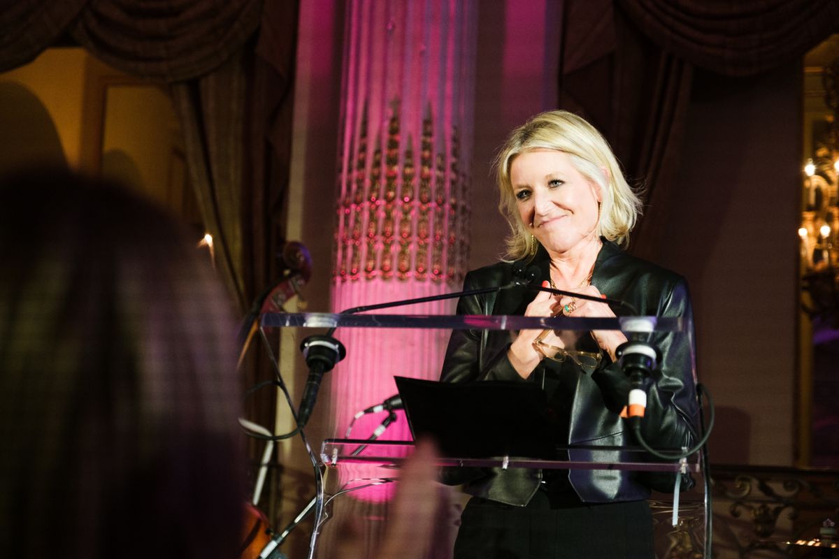 Mary McCann at Photos: Darren Criss, Anaïs Mitchell, and More at the Atlantic Theater Company's 40th Anniversary Gala