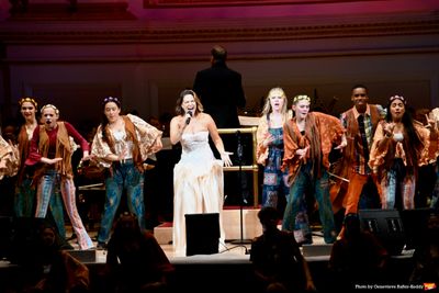 Shoshana Bean and The Camp Broadway Kids Photo