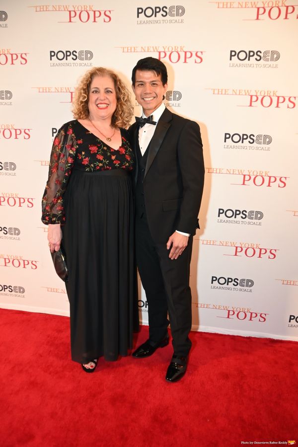 Mary Testa and Telly Leung Photo