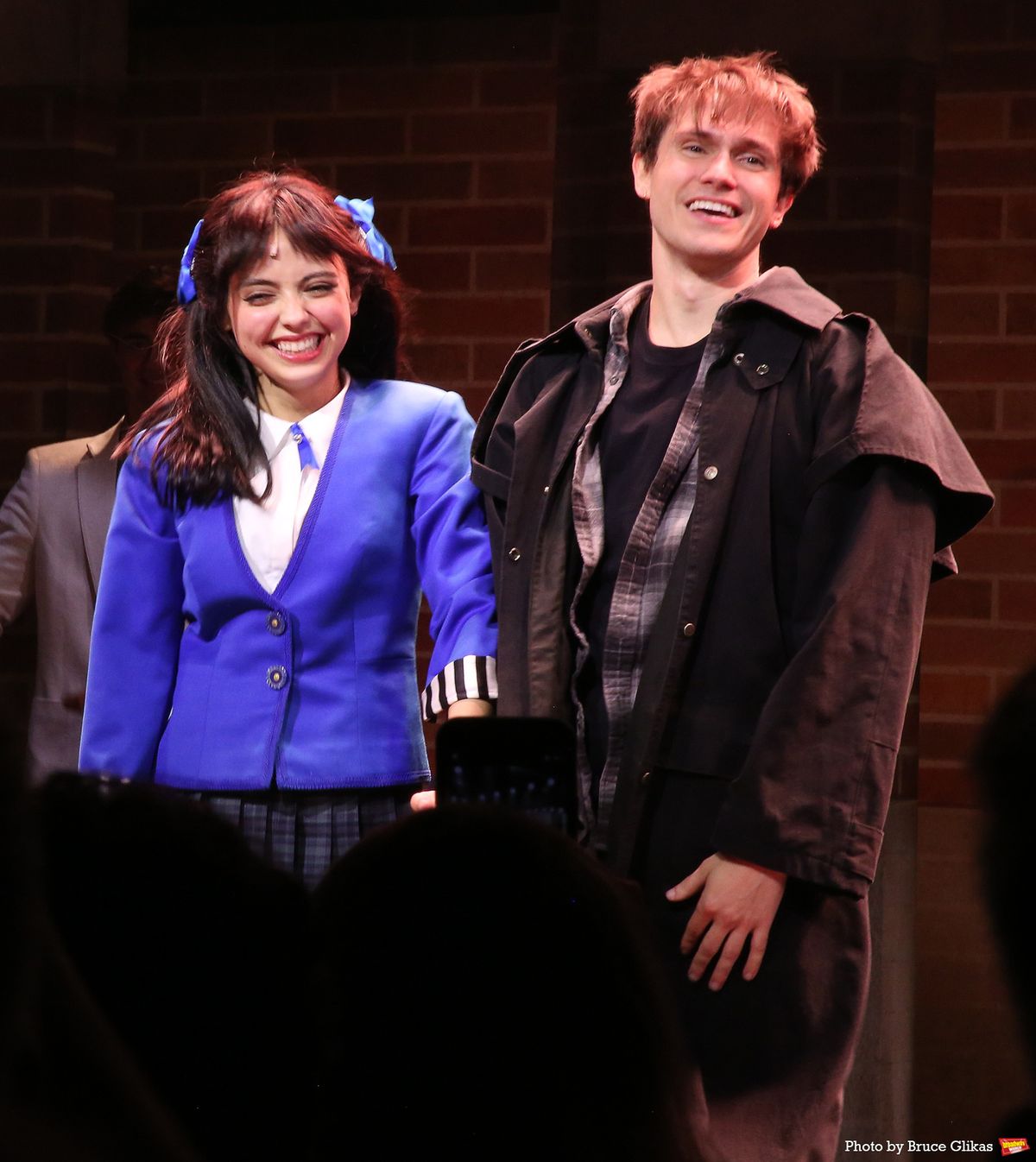Isabella Esler and John Cardoza at Photos: Lisa Ann Walter, Zan Berube Take First Bows in HEATHERS: THE MUSICAL