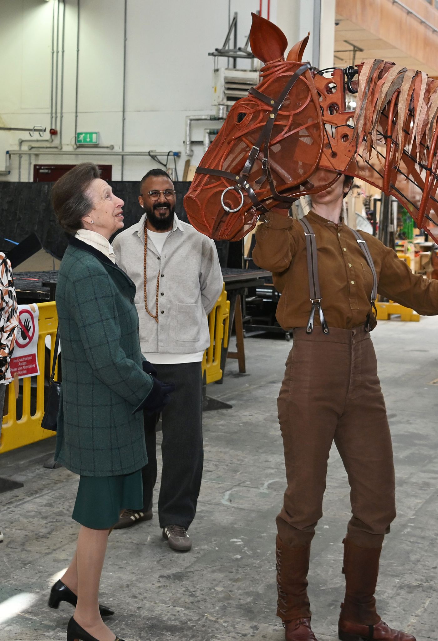 Photos: Princess Anne Visits National Theatre to Celebrate Apprenticeships Scheme  Image