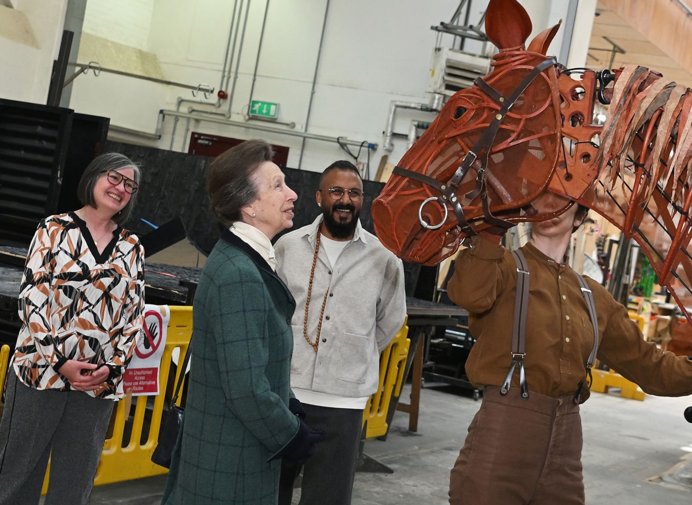 Photos: Princess Anne Visits National Theatre to Celebrate Apprenticeships Scheme  Image