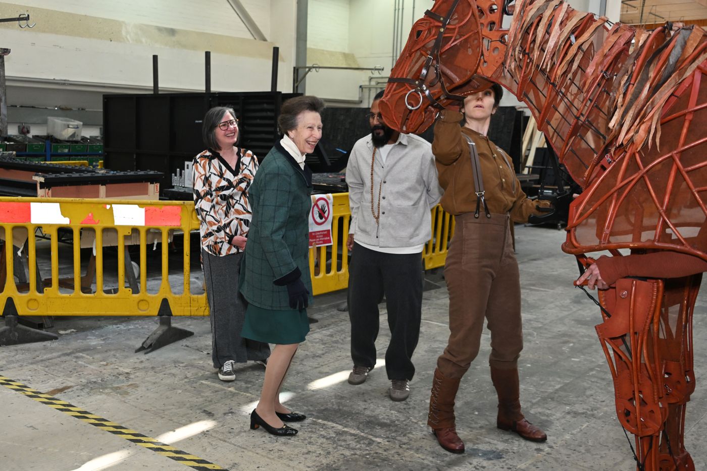 Photos: Princess Anne Visits National Theatre to Celebrate Apprenticeships Scheme  Image