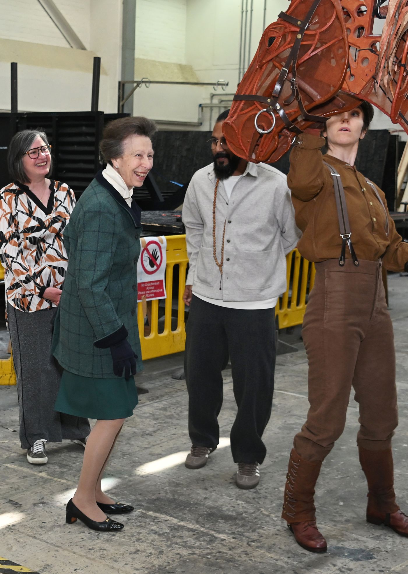 Photos: Princess Anne Visits National Theatre to Celebrate Apprenticeships Scheme  Image