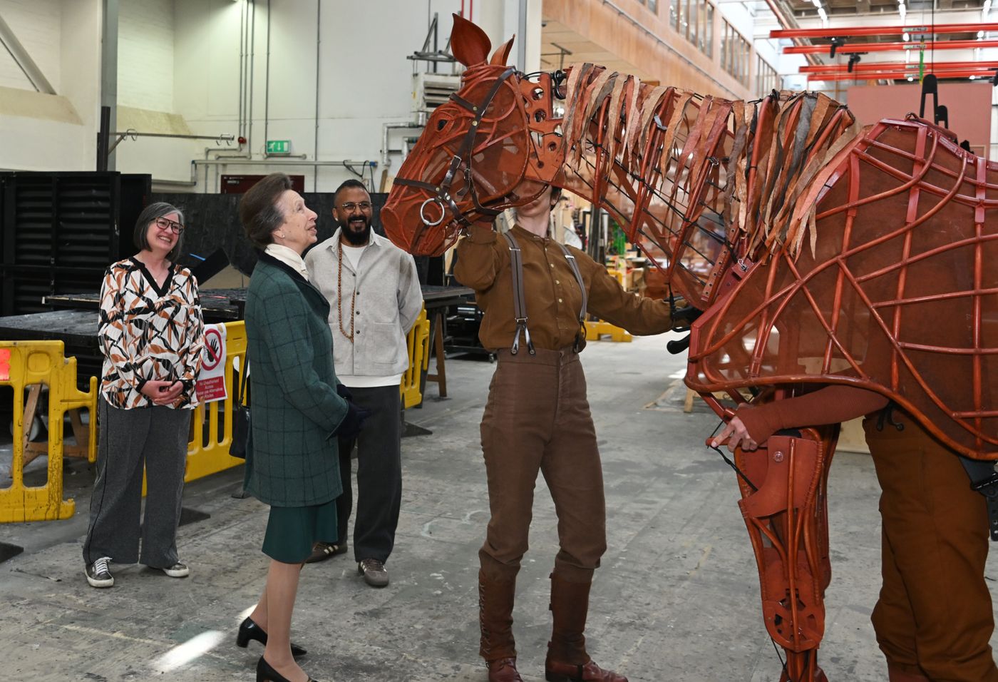 Photos: Princess Anne Visits National Theatre to Celebrate Apprenticeships Scheme  Image