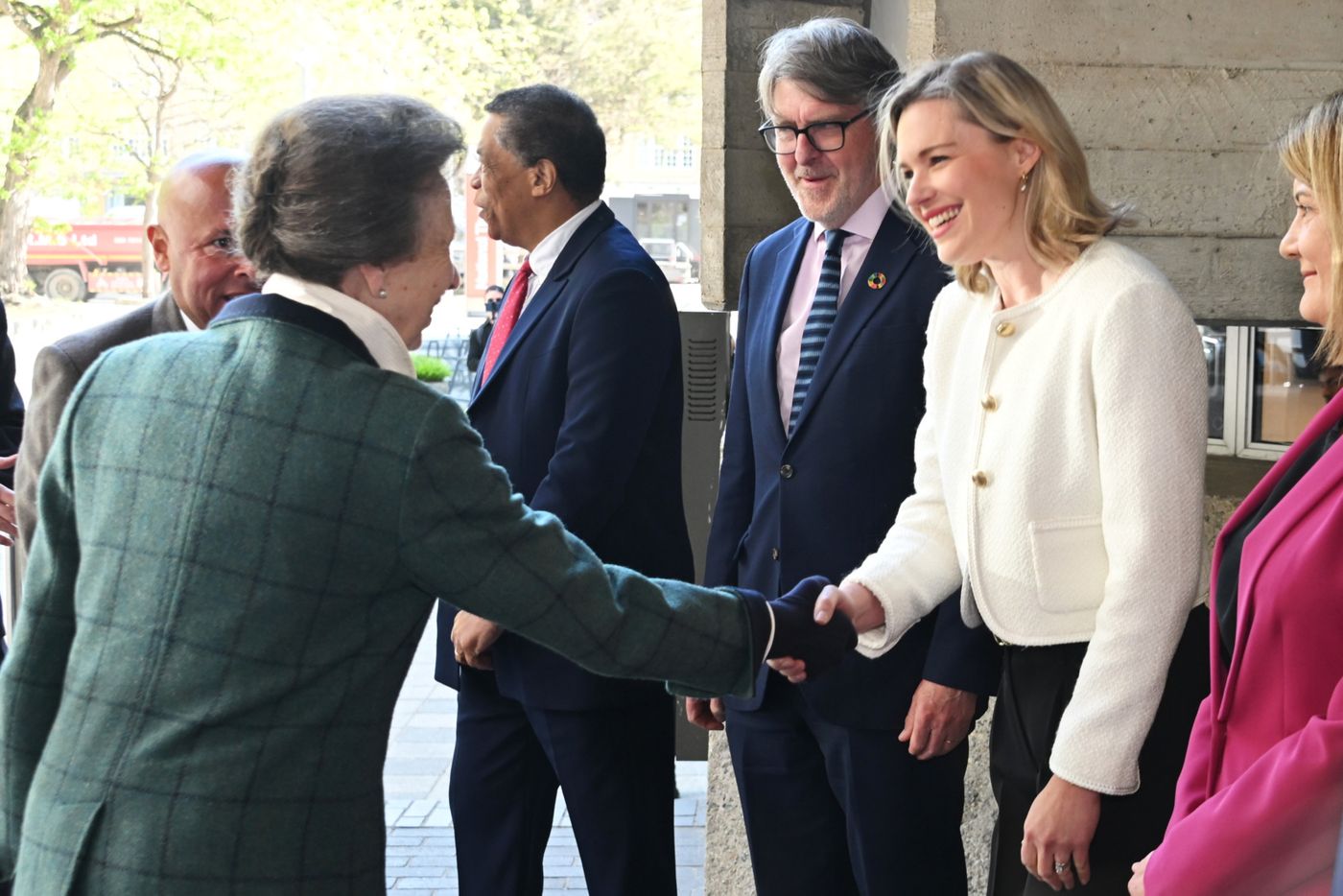 Photos: Princess Anne Visits National Theatre to Celebrate Apprenticeships Scheme  Image
