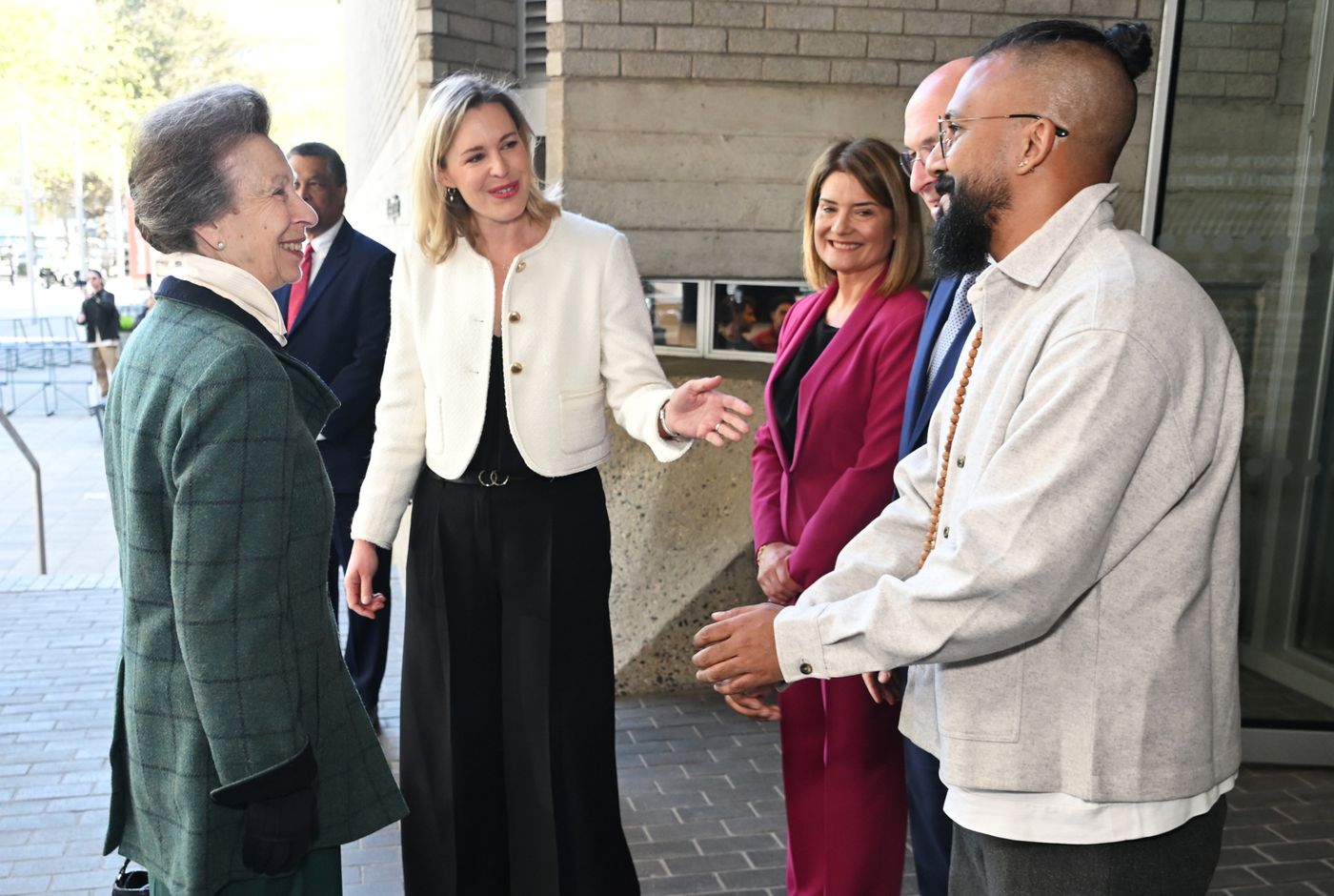Photos: Princess Anne Visits National Theatre to Celebrate Apprenticeships Scheme  Image