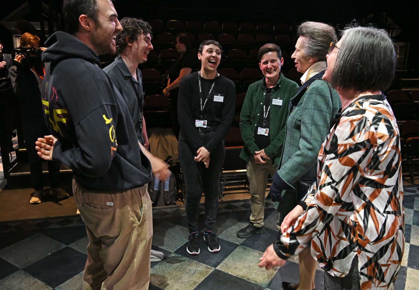 Photos: Princess Anne Visits National Theatre to Celebrate Apprenticeships Scheme  Image