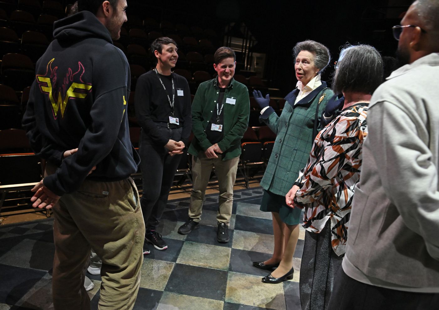 Photos: Princess Anne Visits National Theatre to Celebrate Apprenticeships Scheme  Image