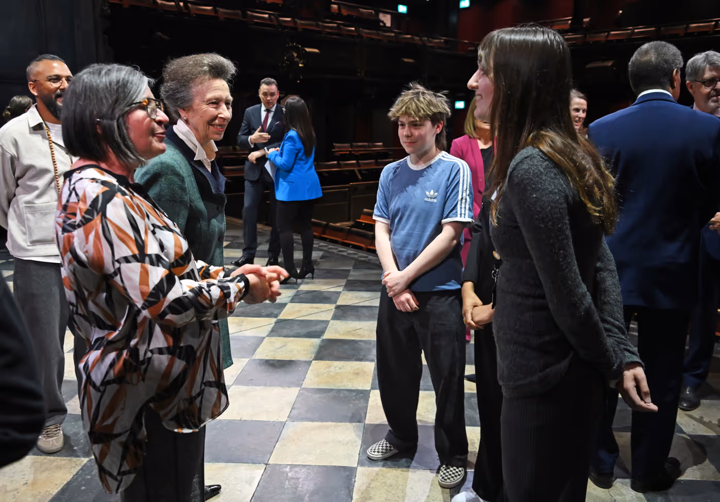 Photos: Princess Anne Visits National Theatre to Celebrate Apprenticeships Scheme  Image