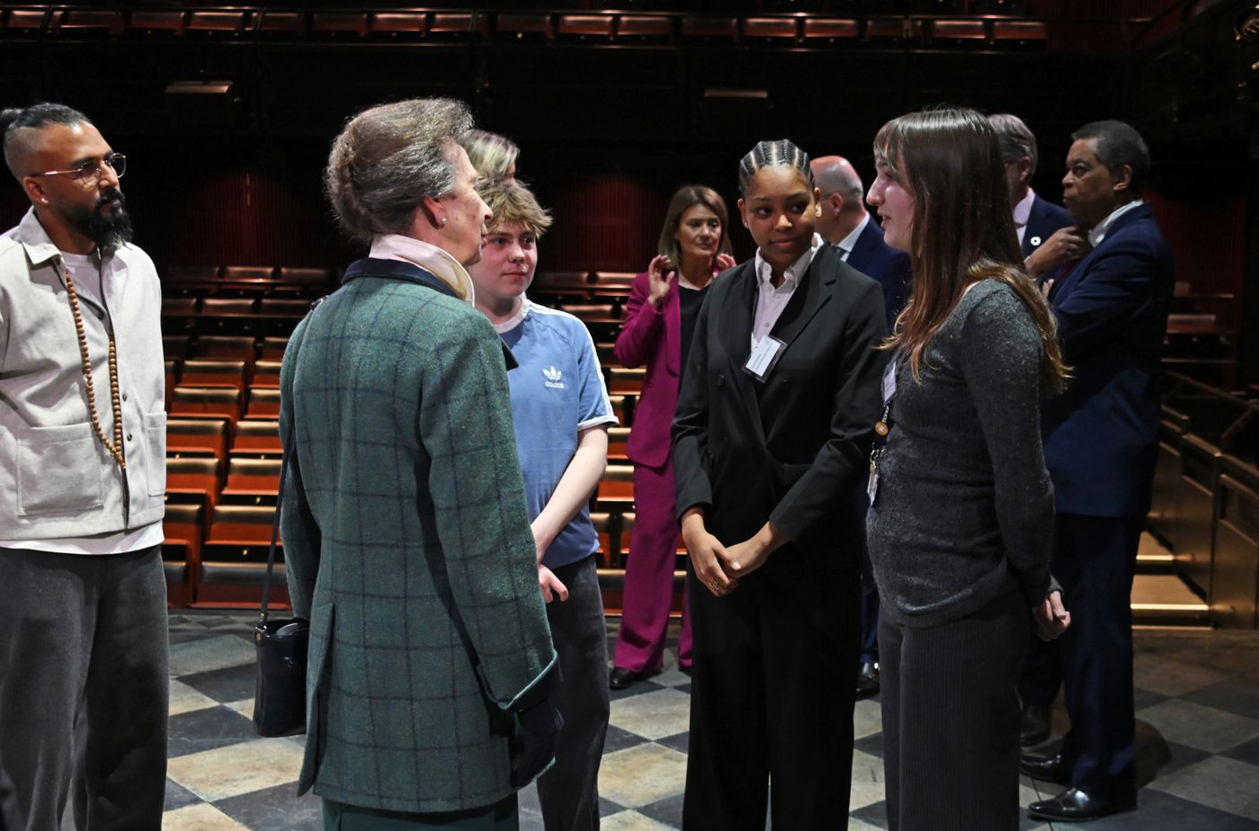 Photos: Princess Anne Visits National Theatre to Celebrate Apprenticeships Scheme  Image