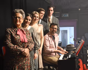Sue Kelvin Dora Gee Daisy Snelson Alex Cosgriff Dominic Sullivan and MD Aaron Clingham @ BroadwayWorld Sue Kelvin Dora Gee Daisy Snelson Alex Cosgriff Dominic Sullivan and MD Aaron Clingha Photo