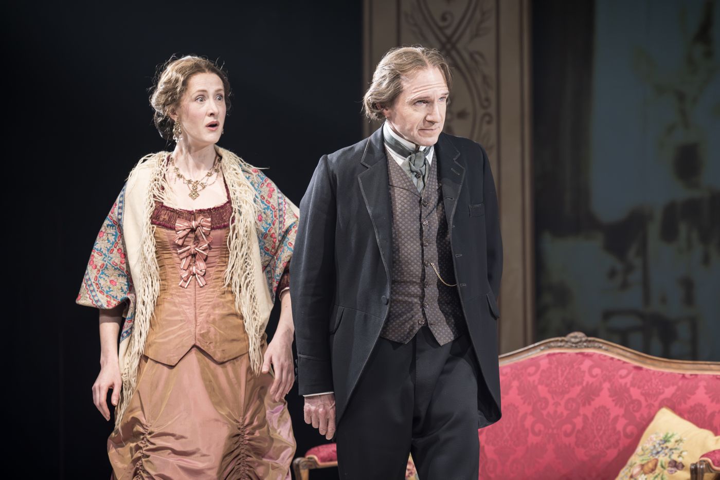 Photos: Ralph Fiennes and Miranda Raison in GRACE PERVADES at the Theatre Royal Haymarket  Image