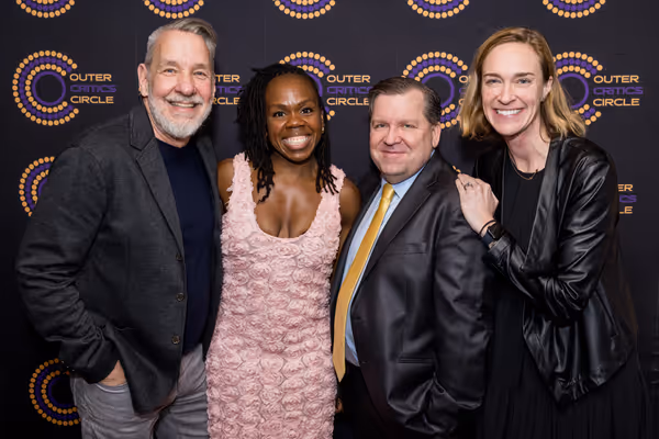 Chris Jennings, Ngozi Anwanyu, David Lindsay-Abaire, and Nicki Hunter Photo