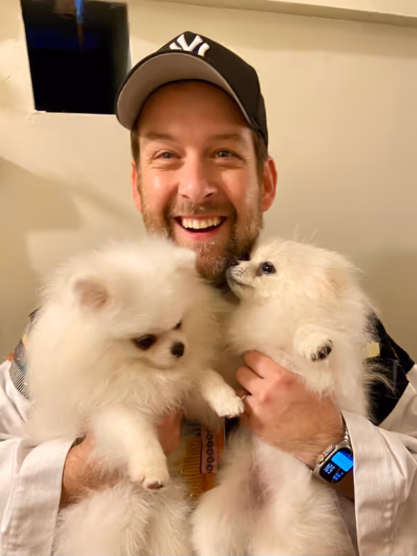 November 9, 2025: The Queen of Versailles, Andrew Kober with Adam and Marie… Photo