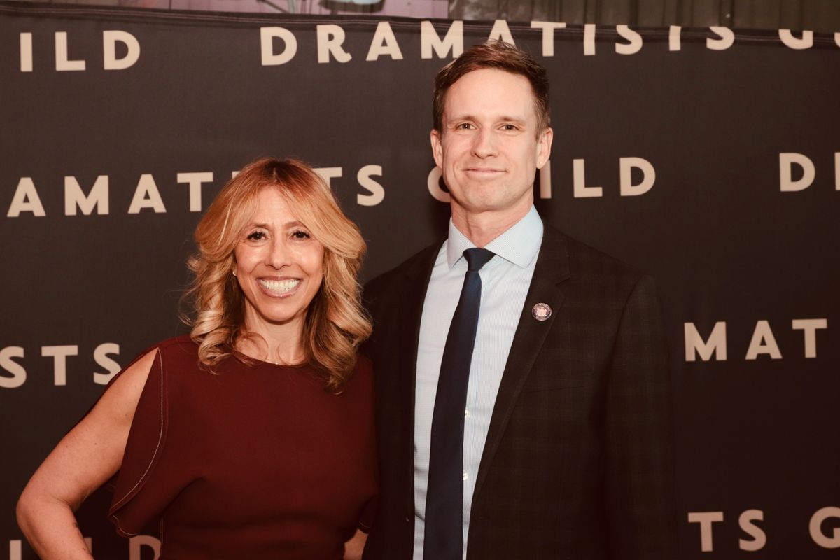 Amanda Green and New York State Senator Erik Bottcher, at 