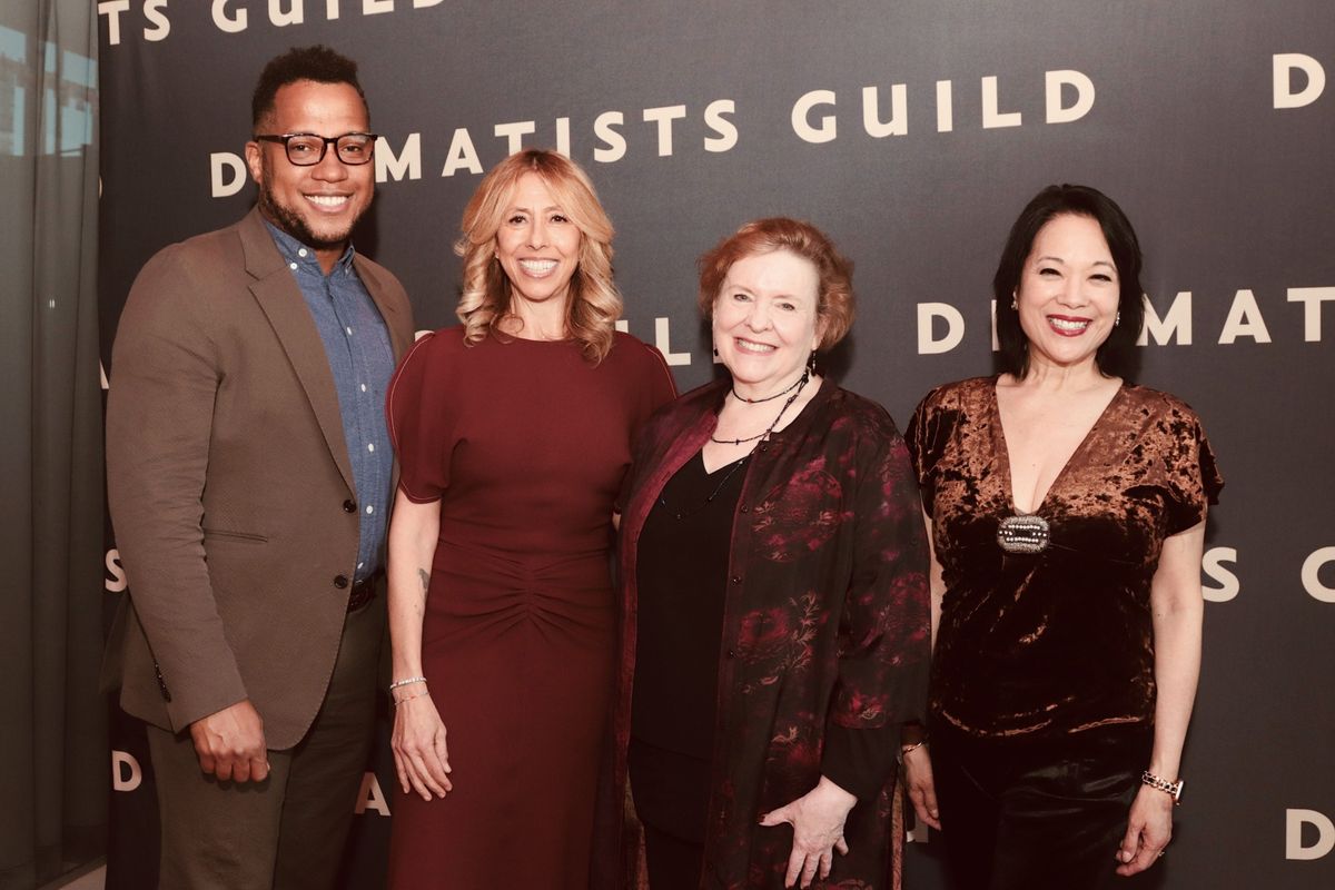 Branden Jacobs-Jenkins, Amanda Green, Cheryl Coons, and Christine Toy Johnson at 