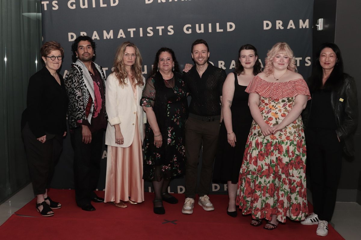 Lisa Kron, Victor I. Cazares, Bess Wohl, Migdalia Cruz, Benjamin Velez, Maggie Marie Lawson, Liberty Welch and Kimber Lee  at 