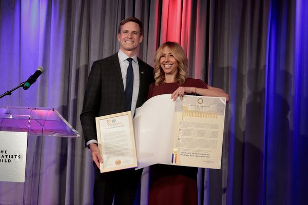 New York State Senator Erik Bottcher and Amanda Green Photo