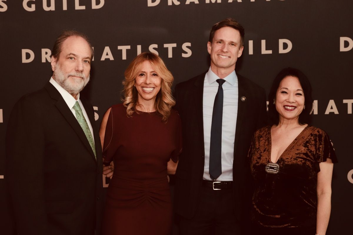 Ralph Sevush, Amanda Green, New York State Senator Erik Bottcher, and Christine Toy Johnson   at 