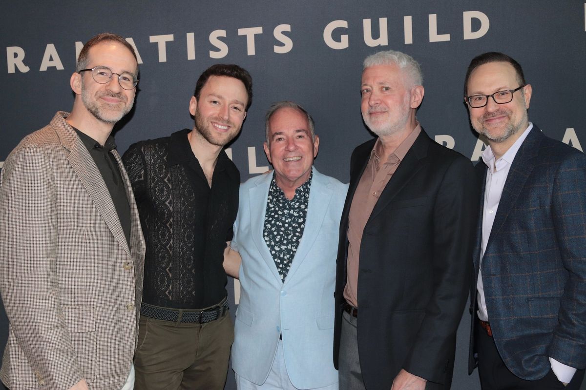 Will Aronson, Benjamin Velez, Stephen Flaherty, Scott Frankel, and Matthew Sklar  at 