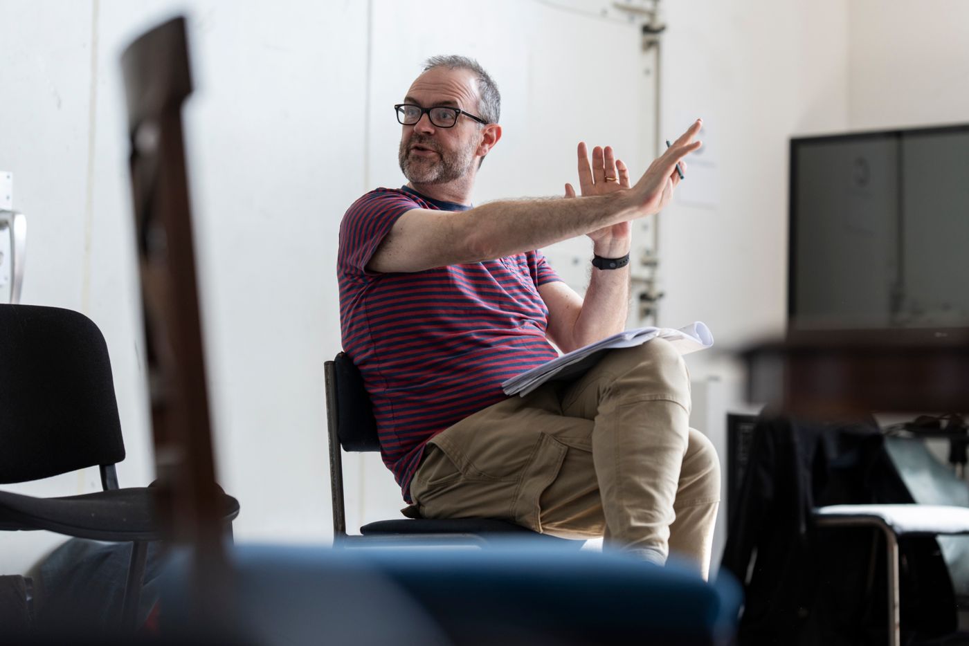 Photos: BLACK COMEDY in Rehearsal at the Orange Tree Theatre  Image
