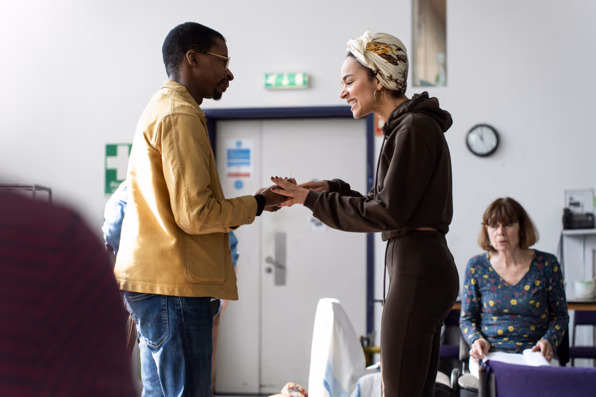 Simon Manyonda, Leah Haile  at 
