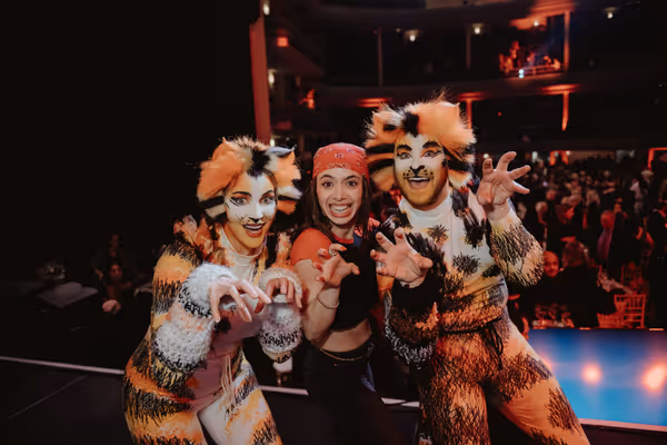 Sara Chase Emma Sofia and Alex Brightman Photo