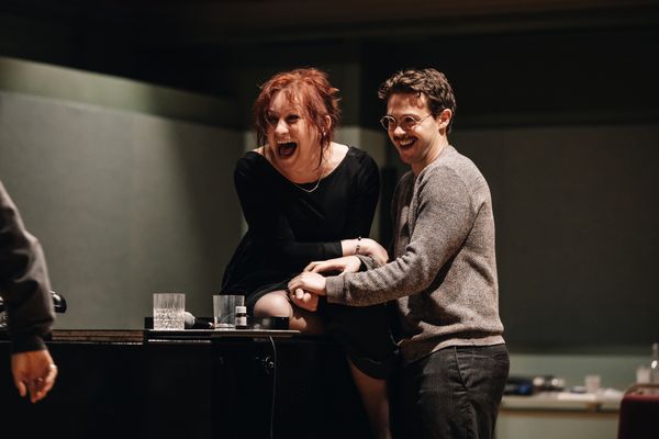 END OF THE RAINBOW. Jinkx Monsoon (Judy Garland) and Adam Filipe (Anthony)… Photo