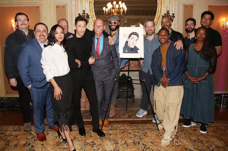 Photos: THE FEAR OF 13's Adrien Brody Receives Sardi's Portrait — photo 2 of 40
