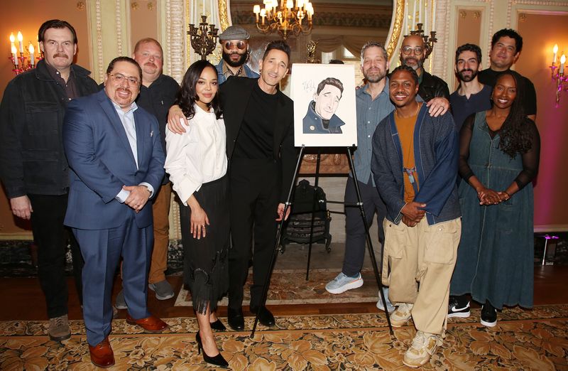 Photos: THE FEAR OF 13's Adrien Brody Receives Sardi's Portrait — photo 26 of 40