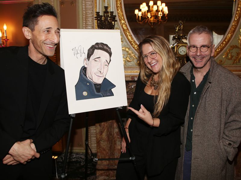 Photos: THE FEAR OF 13's Adrien Brody Receives Sardi's Portrait — photo 30 of 40