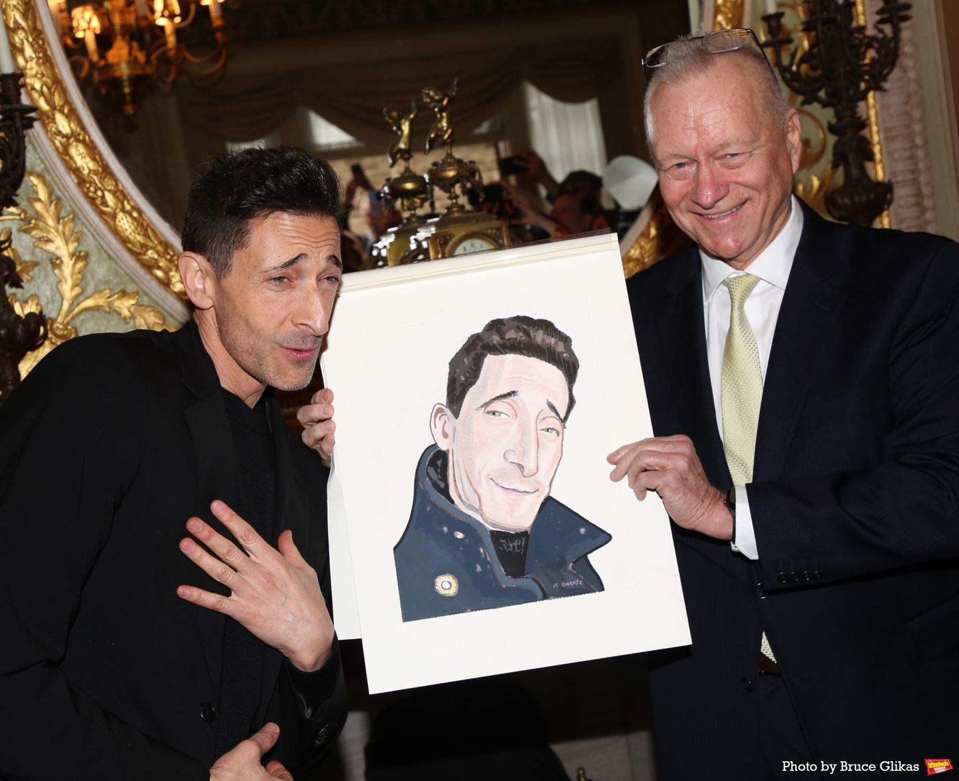 Photos: THE FEAR OF 13's Adrien Brody Receives Sardi's Portrait  Image