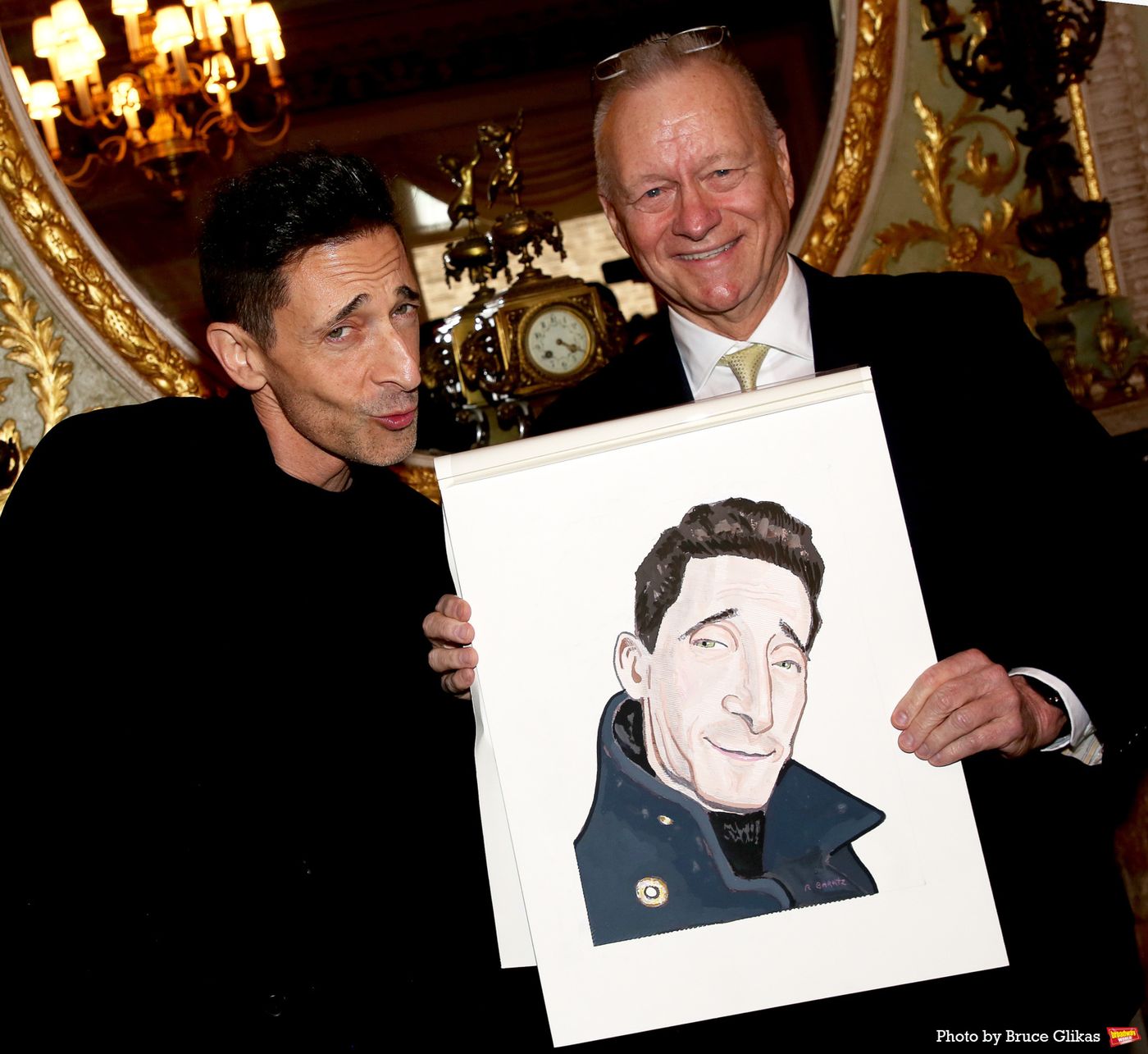 Photos: THE FEAR OF 13's Adrien Brody Receives Sardi's Portrait  Image
