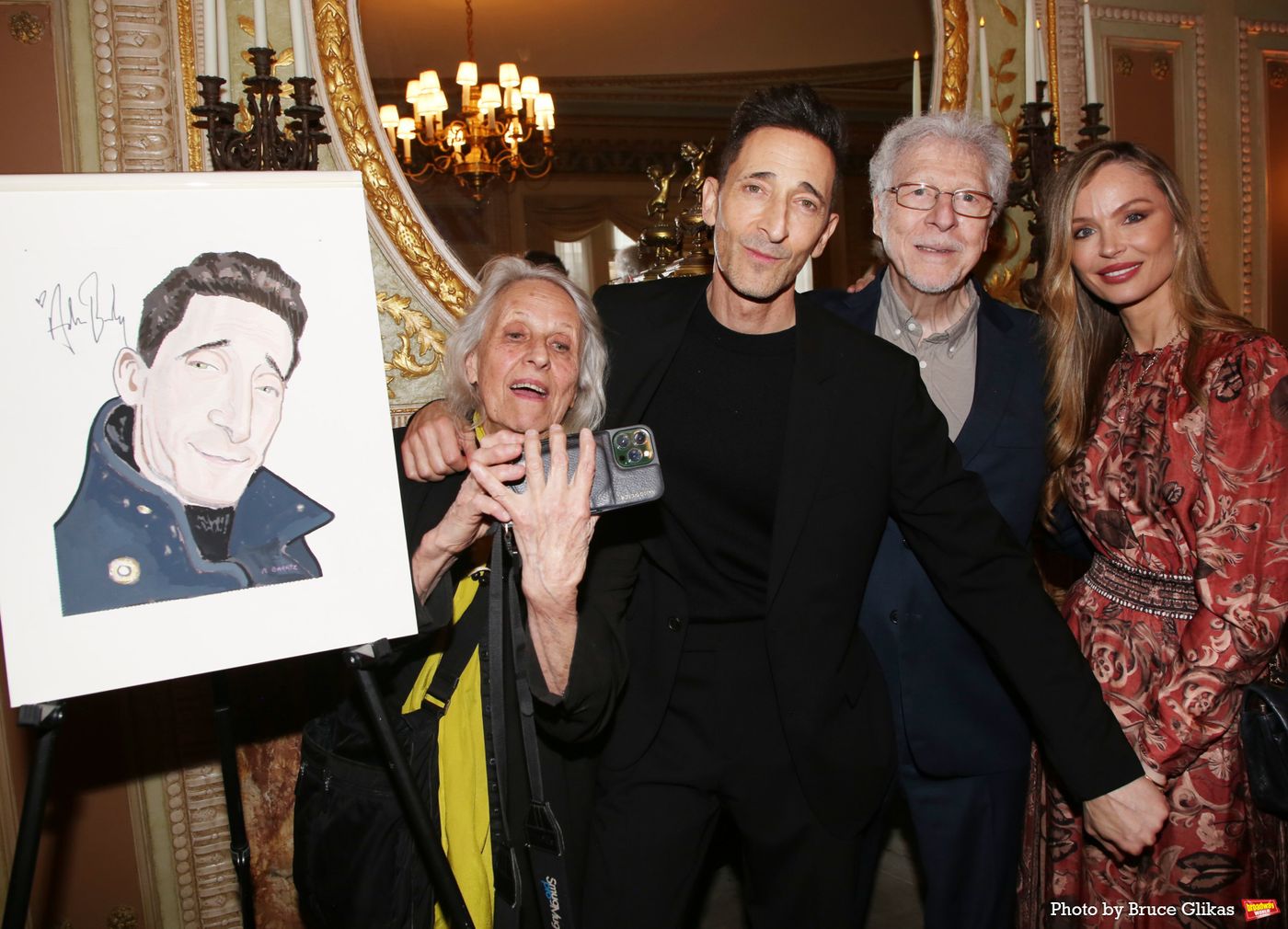 Photos: THE FEAR OF 13's Adrien Brody Receives Sardi's Portrait  Image