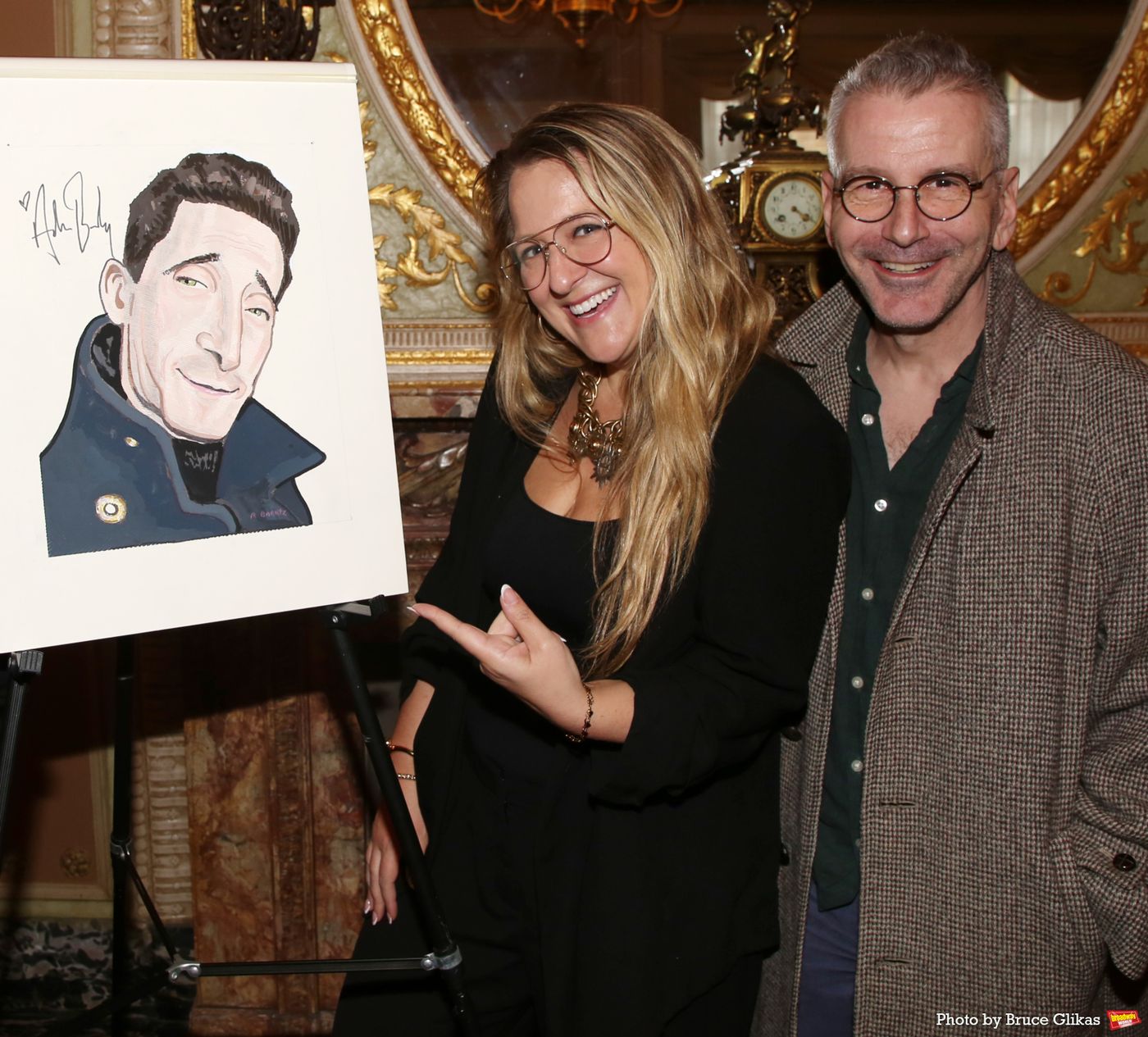 Photos: THE FEAR OF 13's Adrien Brody Receives Sardi's Portrait  Image