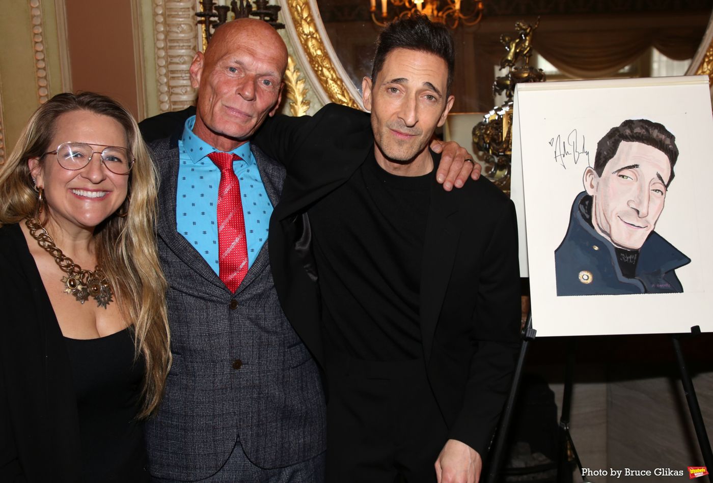 Photos: THE FEAR OF 13's Adrien Brody Receives Sardi's Portrait  Image
